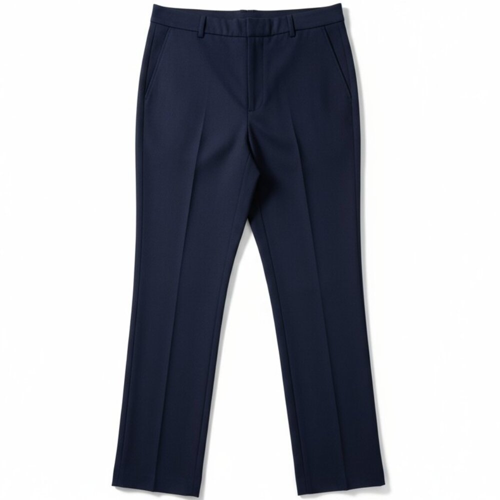 TALBOTS High Waist Straight Dress‎ Pant Size 6P Navy Trouser